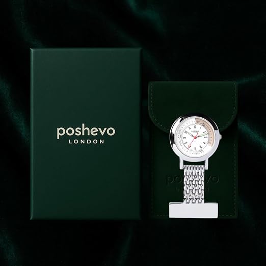 Personalized Nurse Fob Watches for Women and Men - Engraved Nurse Watch Custom Gift for Woman - Quartz Movement – Perfect Gifts for Healthcare Professionals
