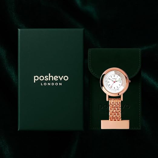 Personalized Nurse Fob Watches for Women and Men - Engraved Nurse Watch Custom Gift for Woman - Quartz Movement – Perfect Gifts for Healthcare Professionals