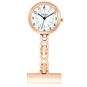 poshevo Nurse's Essential Fob Watch - Poshevo 3X Rose Gold