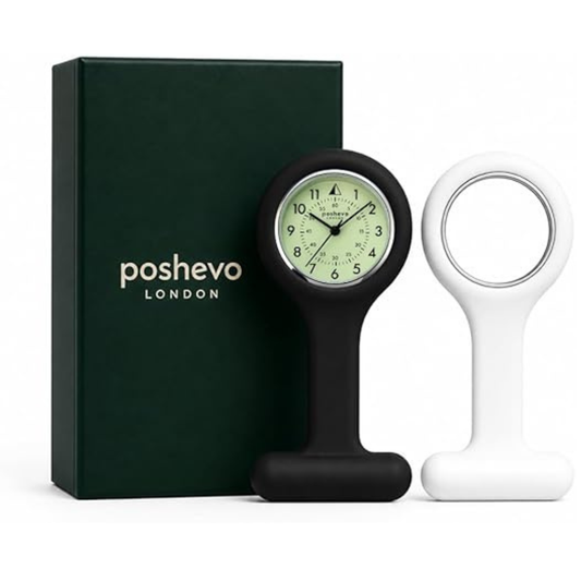 Professional Nurse Fob Watch, Premium Japanese Quartz Movement for Clinical Accuracy, Luminous Dial Face, Japanese Movement