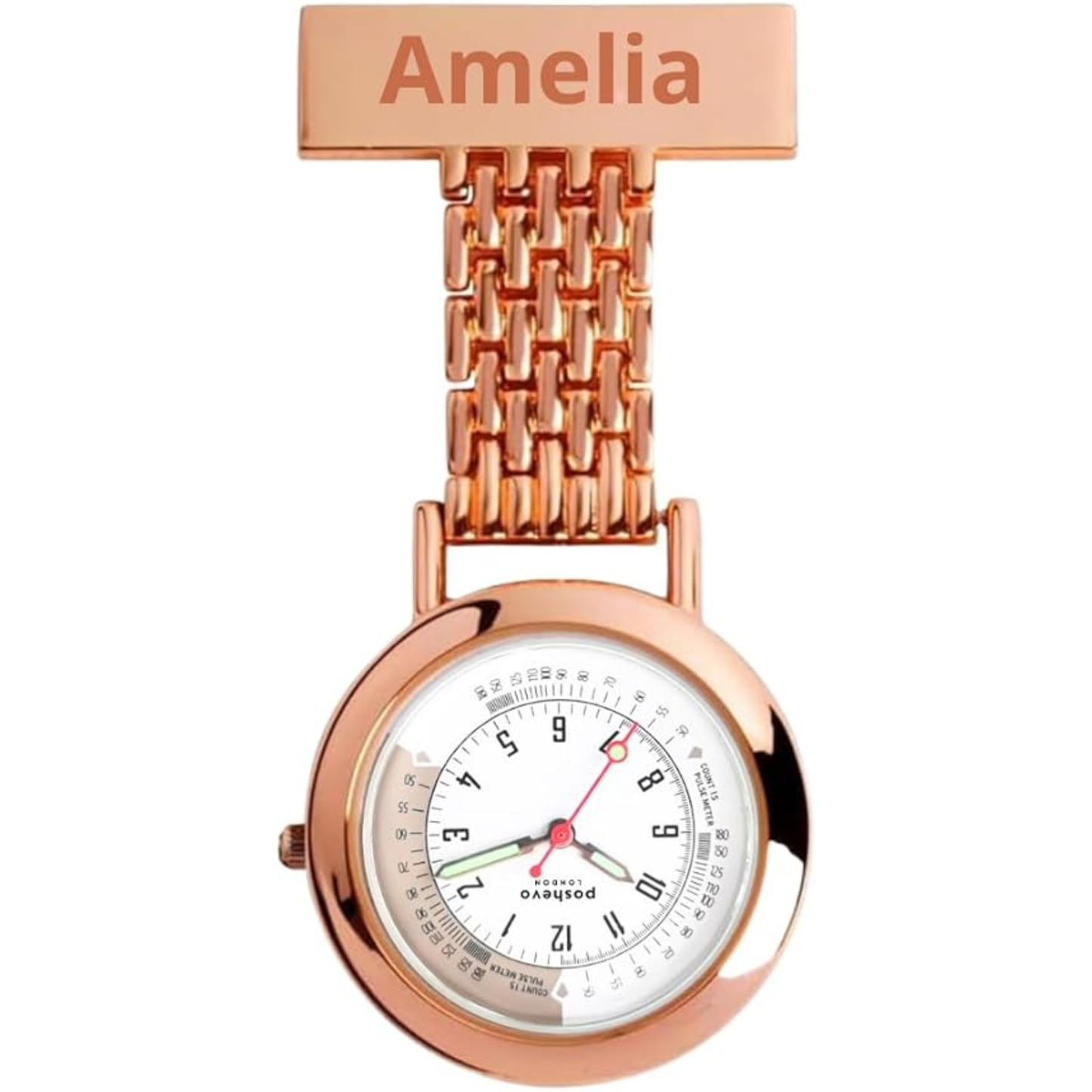 Personalized Nurse Fob Watches for Women and Men - Engraved Nurse Watch Custom Gift for Woman - Quartz Movement – Perfect Gifts for Healthcare Professionals