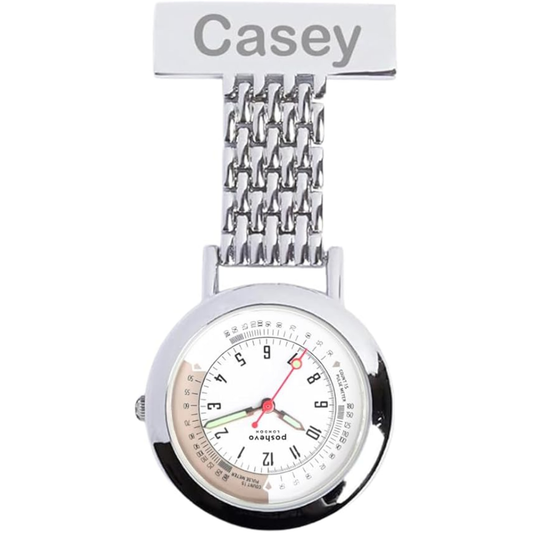 Personalized Nurse Fob Watches for Women and Men - Engraved Nurse Watch Custom Gift for Woman - Quartz Movement – Perfect Gifts for Healthcare Professionals